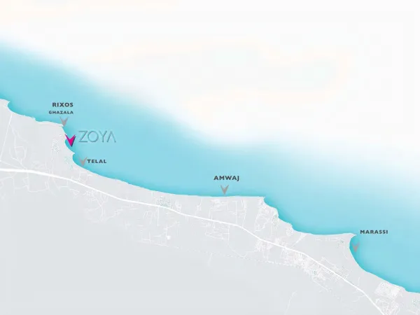 تفاصيل عن شاليهات منتجع زويا غزالة باي