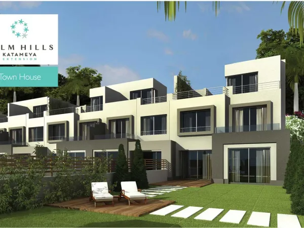 توين هاوس في القطامية بكمبوند بالم هيلز اكستينشن