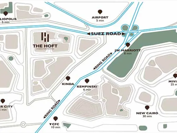 شقتك في ذا هوفت القاهرة الجديدة بتسهيلات تصل إلي 5 سنوات