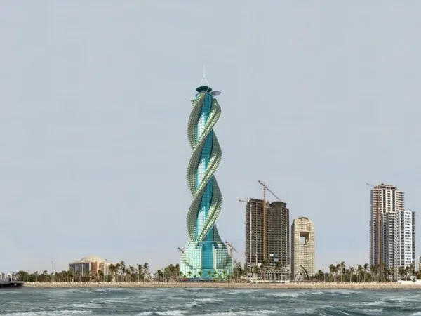 Your Store 30m² In Diamond Twisted Tower By Amazon