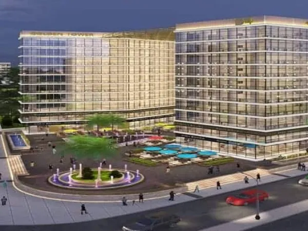 مكتبك 40م في جولدن فيو العاصمة الإدارية