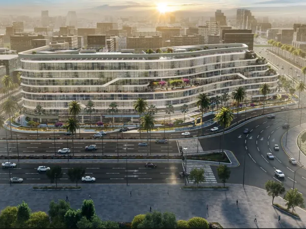 باقل من سعر السوق، مكتب في مول كابيتال وان من نماء 175م تشطيب كامل