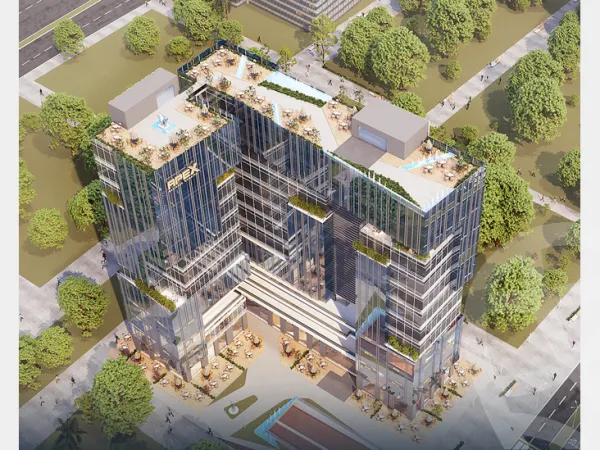 مكتب في مشروع ابيكس بيزنس بمساحة 120 متر