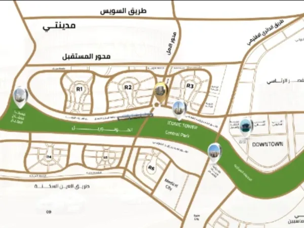 عقارات تجارية للبيعفي مول اي تي سي العاصمة الادارية الجديدة 25 متراً