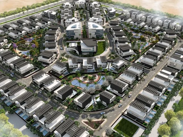 احجز وحدة بمساحة 380 متر في كمبوند جينوفا من الشرقية