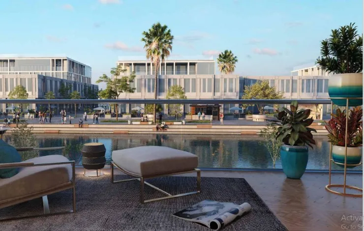 Duplex With 320m², Live In Canal Walk Island Sheikh Zayed