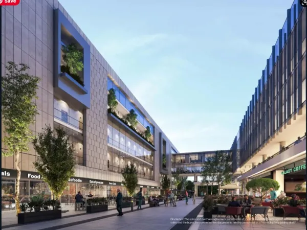 محلك 60م بجاردن خاصه في مول كابيتال افينيو العاصمة الادارية الجديدة