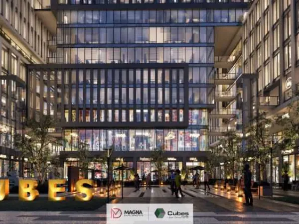 مكتب لقطة للبيع 28 م في مول كيوبس تاور بسعر خيالي