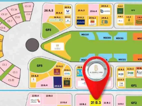 محلك بمساحة 50 متر في مول سيكستي ثري من البروج