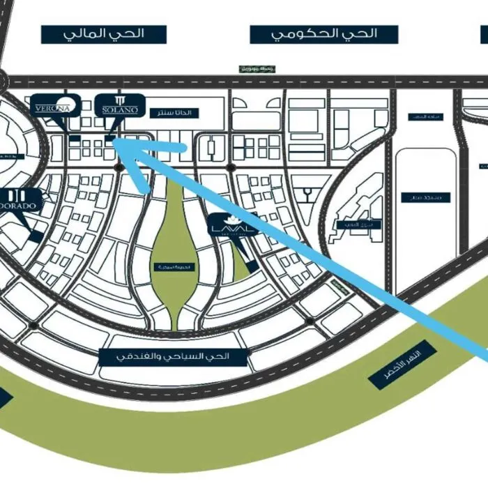 Hurry Up To Buy A Store In Solano Project In New Capital With 53m²