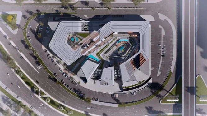Units With An Area of 50m² For Book in Centrada Plaza 6 October Project