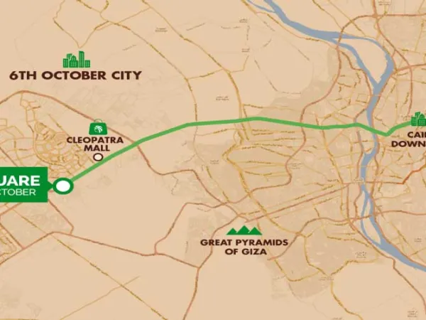 امتلك توين هاوس في كليوباترا سكوير بمساحة تبدأ من 290 متر