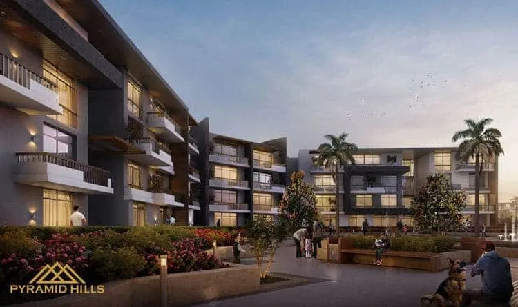 للبيع بالتقسيط شقة 140 متر أرضي في نيوم بيراميدز