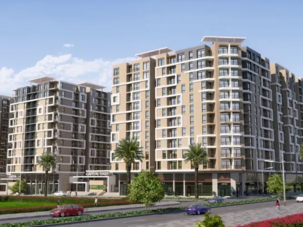 باقل من سعر السوق، شقة في كابيتال ايست 120م تشطيب كامل