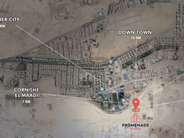 دوبلكس لقطة للبيع  210م في كمبوند بروميناد المعادي بسعر خيالي