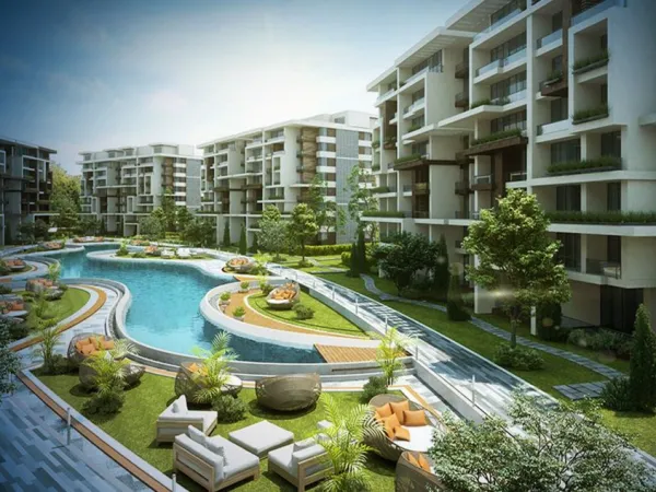 بالتقسيط  إشتري بنتهاوس في كمبوند لا كابيتال بمساحة 160 متر