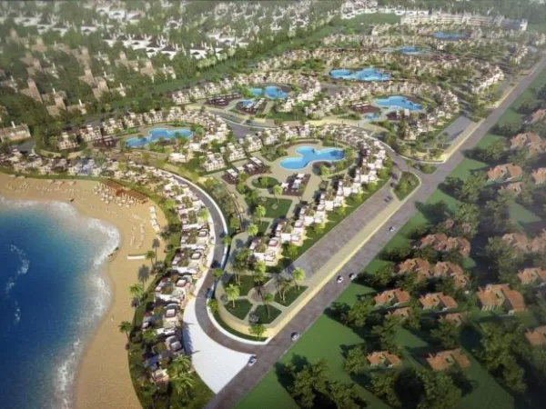 وحدتك بحديقة 100 متر ومساحة 170 متر في مشروع كورال هيلز الساحل الشمالي