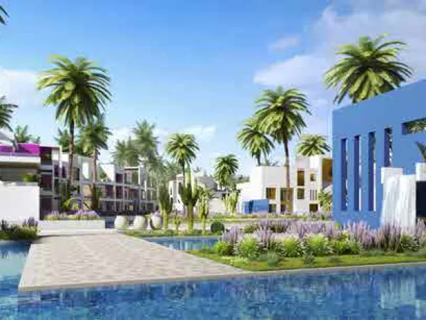 وحدات بمساحة 50 متر للحجز في قرية كريستال لاجونز الساحل الشمالي