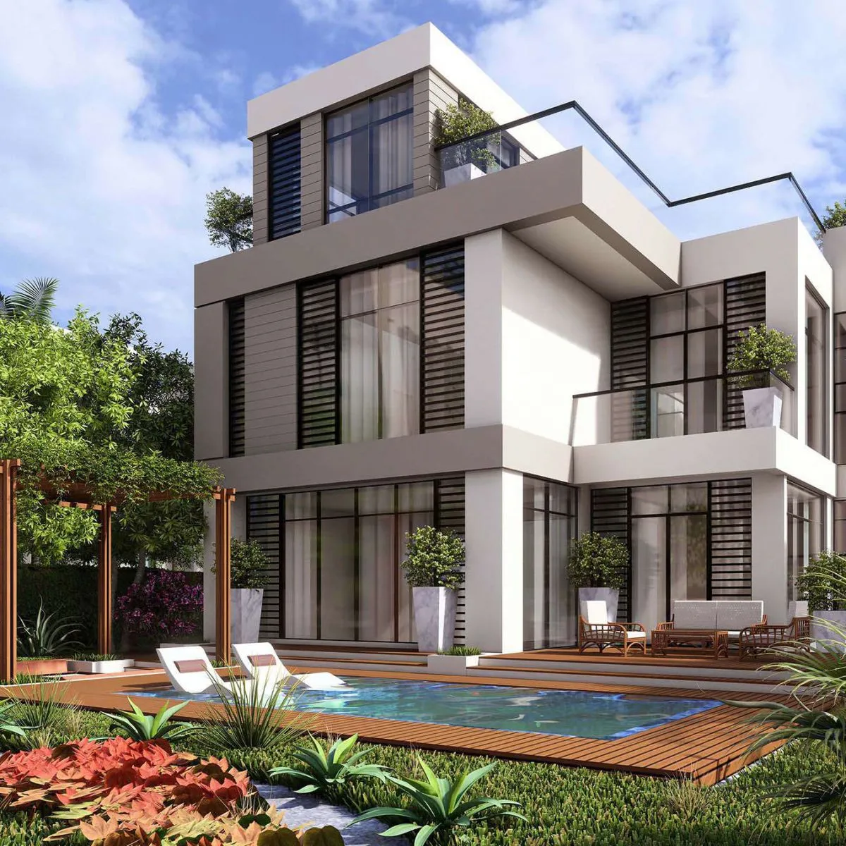 Get an Twin House in Saada New Cairo Compound