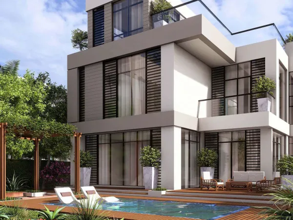 Special Twin House for sale in Saada New Cairo Compound