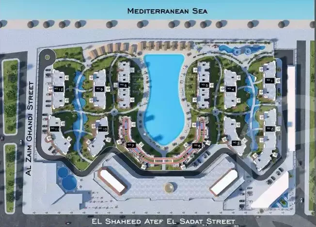 Own a duplex in a strategic location in Eclat Port Said Compound