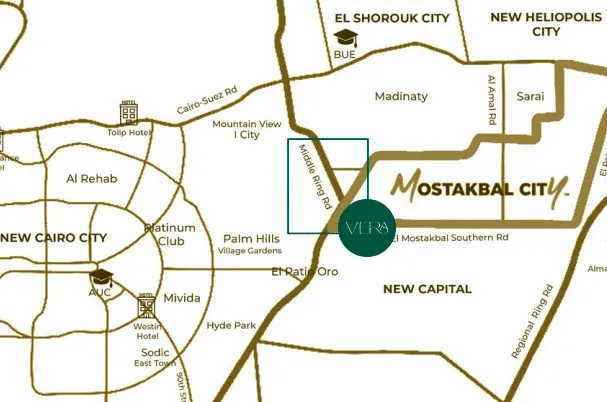 280m attractive Villa for sale in Vera Mostakbal with imaginary price