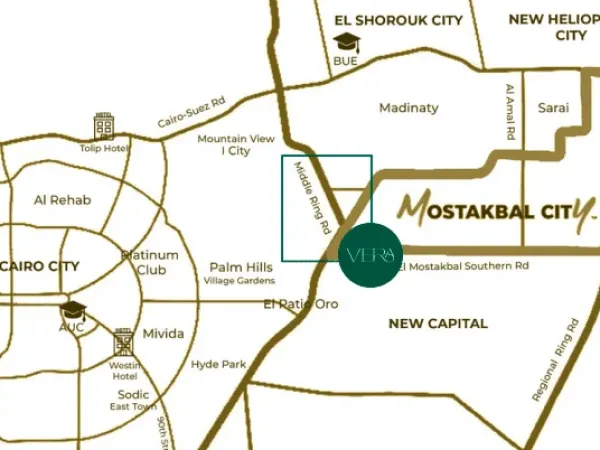 تعرف علي سعر فيلا بمساحة 380 متر في فيرا المستقبل سيتي