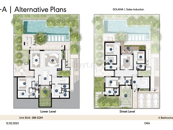 إمتلك فيلا سولانا اورا الشيخ زايد بمساحة تبدأ من 390 متراً