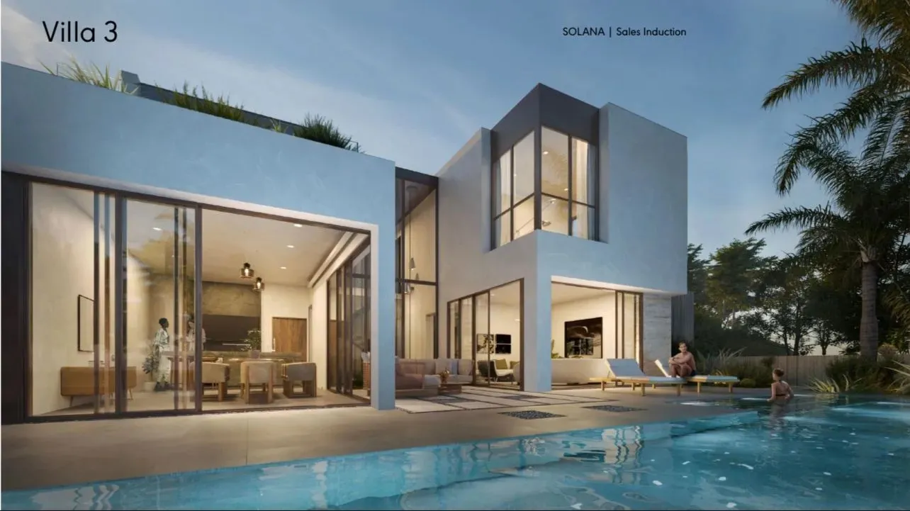 For Sale with Installment An Villa 352m Ground Floor with Garden in Solana Project Sheikh Zayed