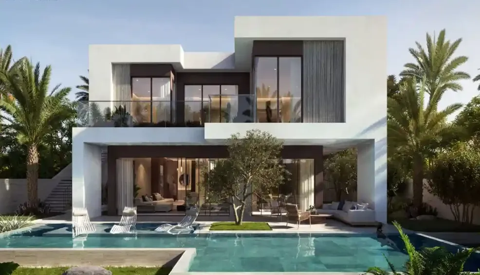 For Sale with Installment An Villa 352m Ground Floor with Garden in Solana Project Sheikh Zayed