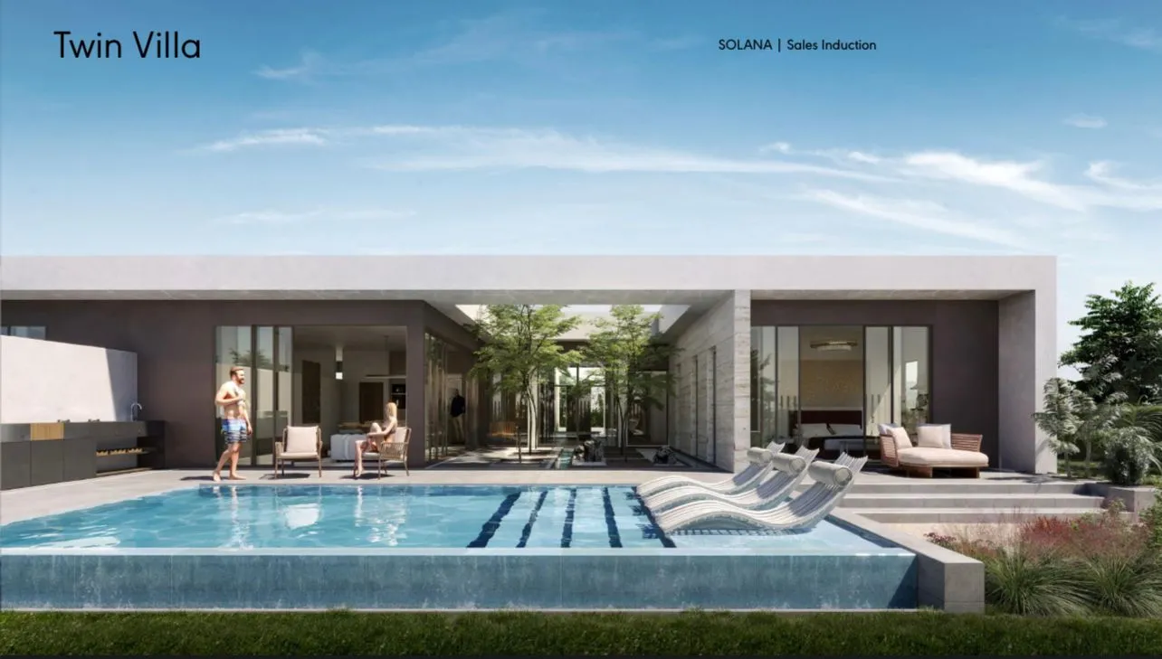 For Sale with Installment An Villa 352m Ground Floor with Garden in Solana Project Sheikh Zayed