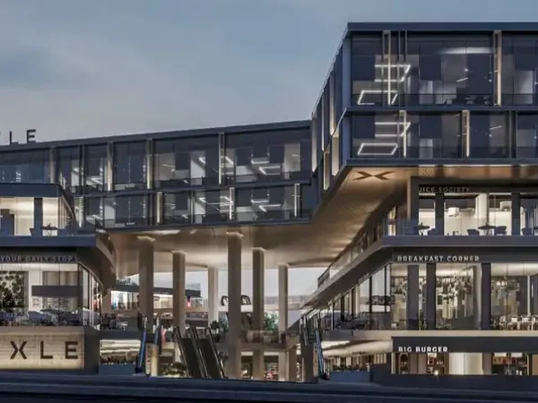 For sale in installments, a shop of 90m in Axle New Cairo Mall