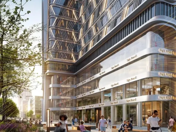 مكتب للبيع في ام بيزنس تاور بمساحة 100 متر