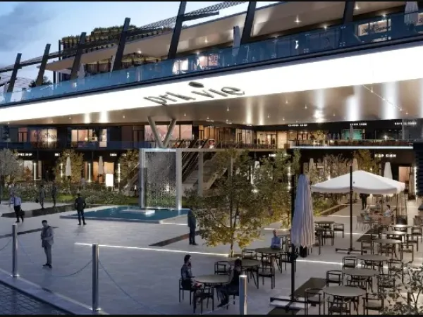 With 10% down payment Own an Office in Prk Vie New Cairo Mall with an area of 67m²