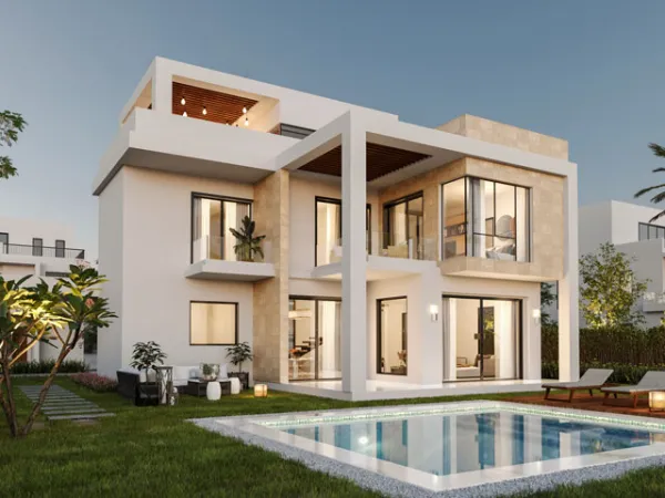 توين هاوس رائعة 286م للبيع في موقع مميز جدا داخل كمبوند ماجوريل