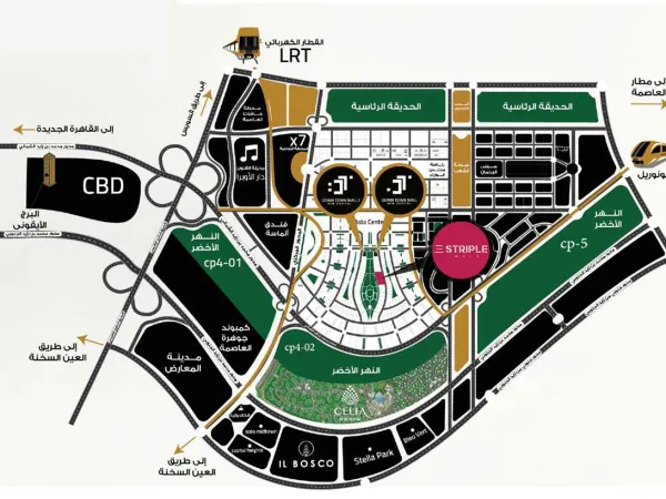 بالعاصمة الجديدة إحجز محلك في ستربيل ووك العاصمة الجديدة بمساحة 35 متر
