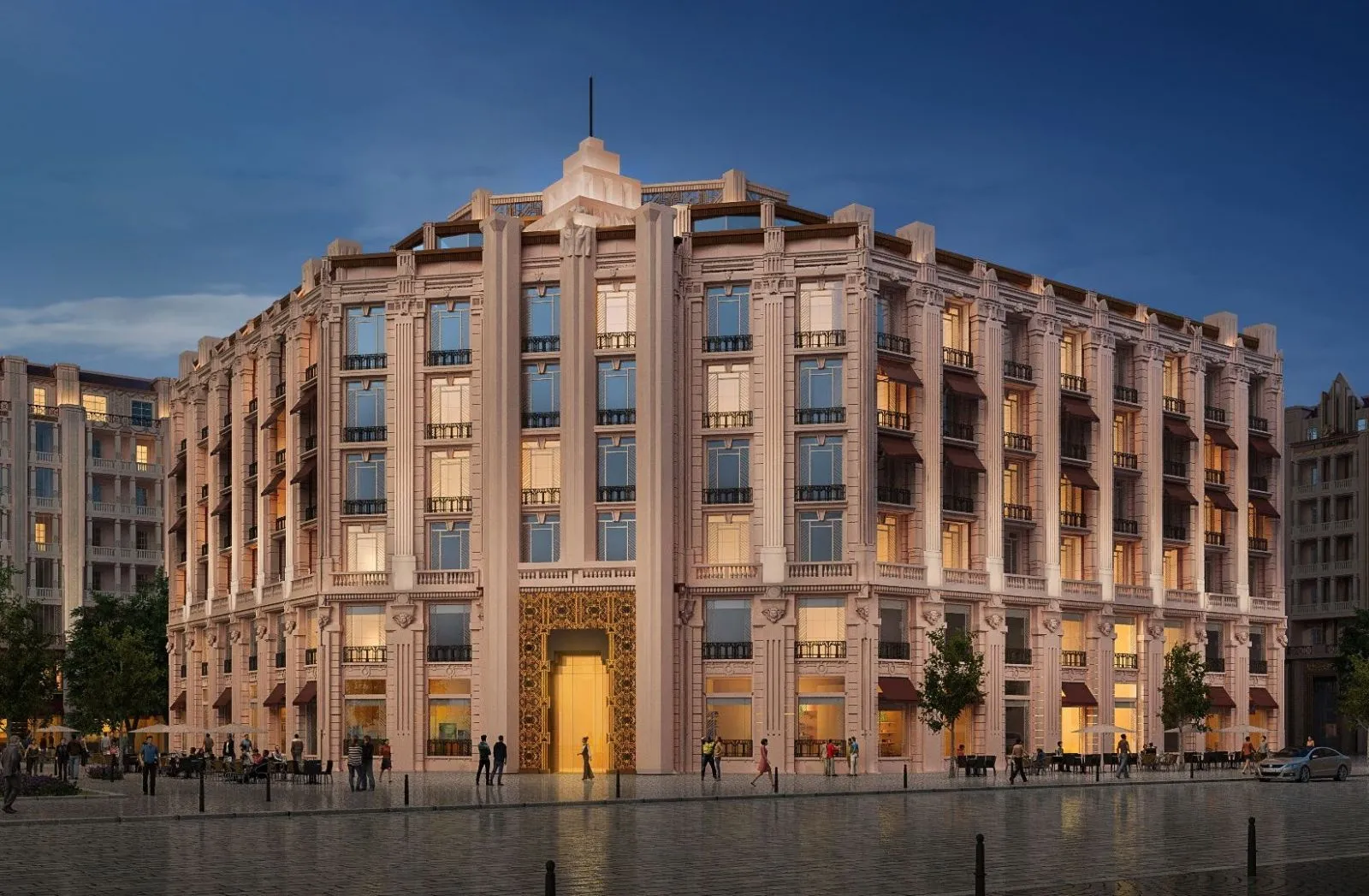The lowest price for an apartment in Baroque Compound with an area of 187 metres