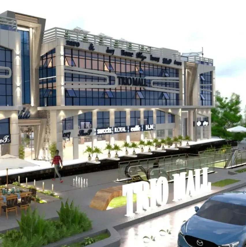 Get a store in Trio New Cairo with 100 meters