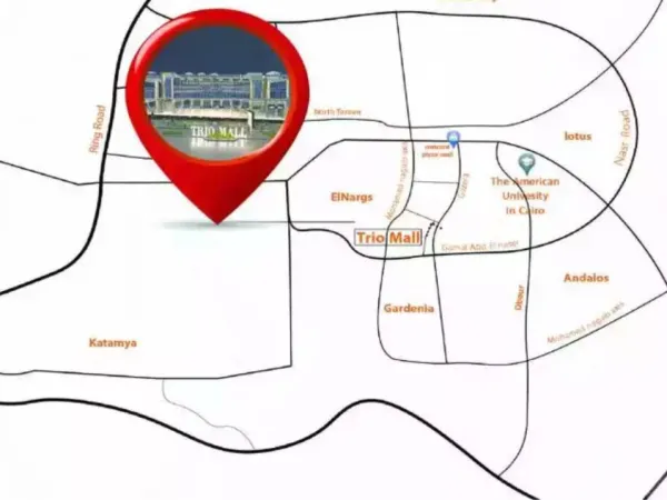 Hurry up and book at Trio New Cairo Mall, units starting from 117 meters
