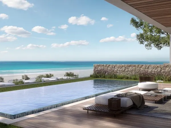 Receive your chalet in Azha North Coast Resort with 125 meters