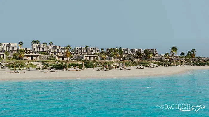 For sale in installments, a 112meter chalet in Marsa Baghush North Coast village