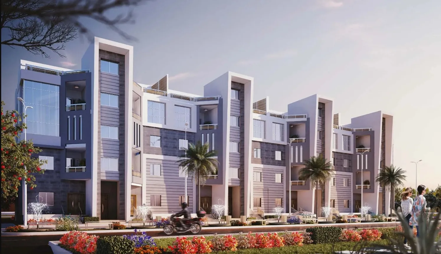 Your dream penthouse in October, Rock Eden Compound with 200 meters