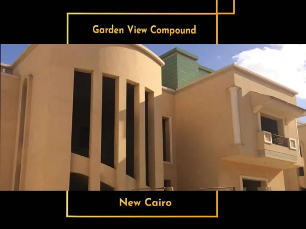 With 10% down payment, get a villa with 856 meters in Garden View Compound