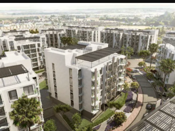 In New Cairo, book your apartment in The Icon Gardens New Cairo Compound with 157 meters