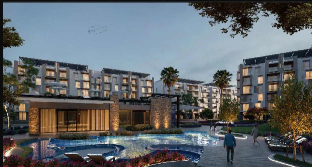 For sale in installments, an apartment of 163 meters in The Icon Gardens New Cairo project