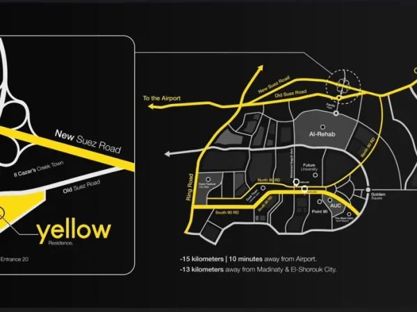Details about the apartments in Yellow New Cairo Compound