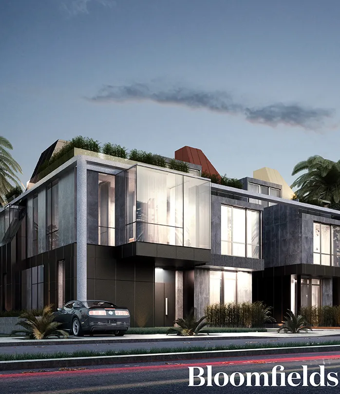 A twin house with 276 meters, live in The Lakes Bloomfields Mostakbal Compound