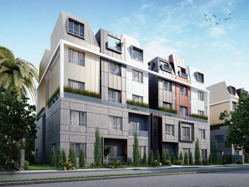 A twin house with 276 meters, live in The Lakes Bloomfields Mostakbal Compound