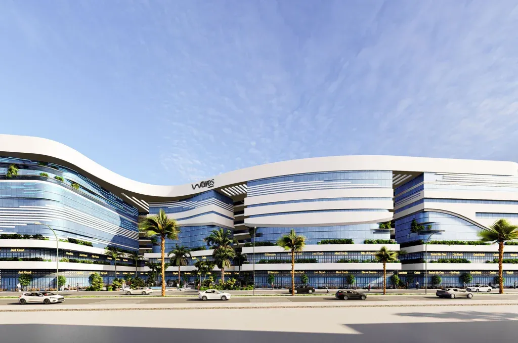 Hurry up and buy an office in Waves Complex Mall Nozha with 89 meters