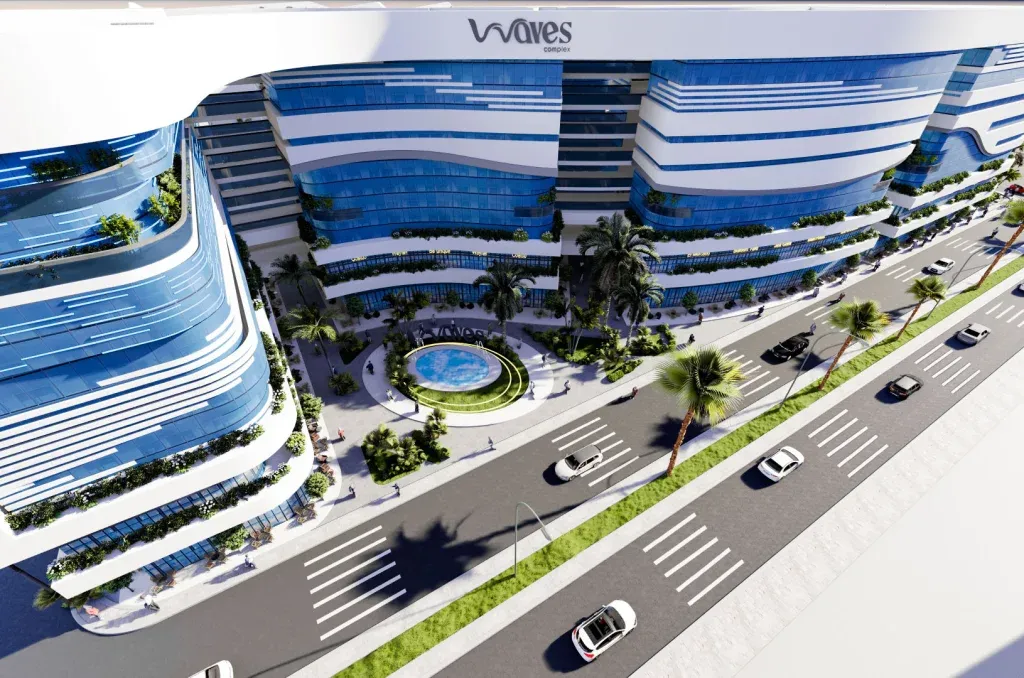 Hurry up to book in Waves Complex Mall Nozha, units starting from 110 meters